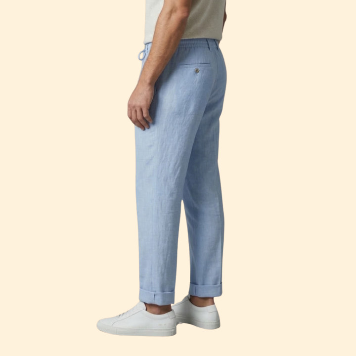Men’s Beach Pants with Secure Waist Closure