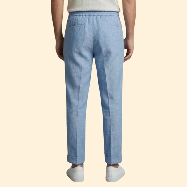 Men’s Beach Pants with Secure Waist Closure