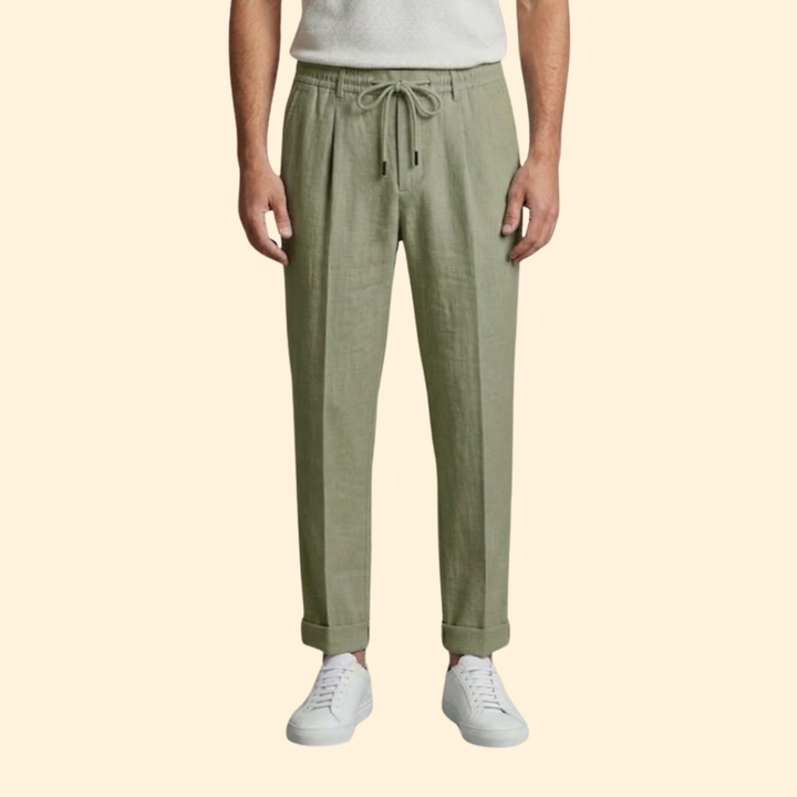 Men’s Beach Pants with Secure Waist Closure