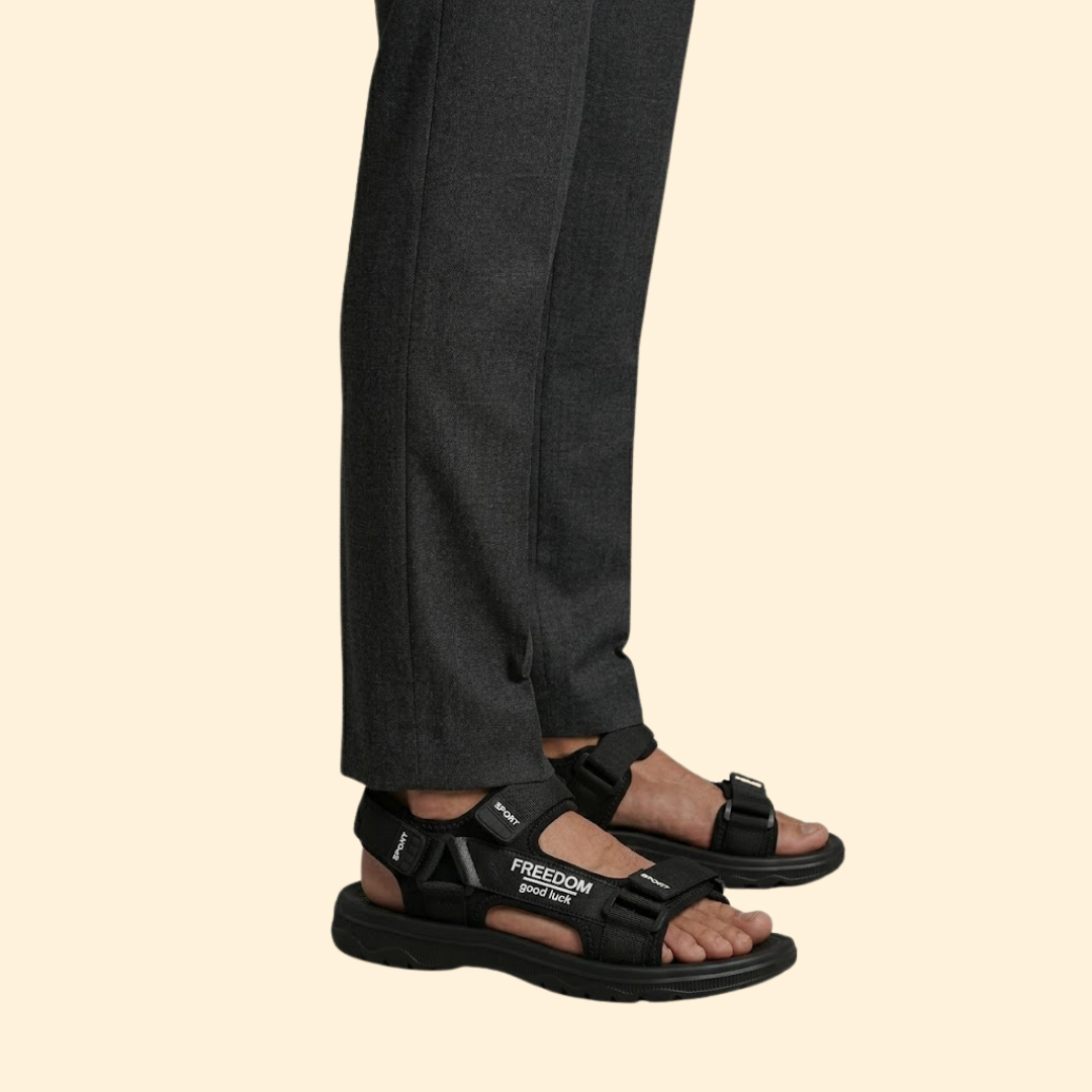 Men's Beach Sandals with Cushioned Sole