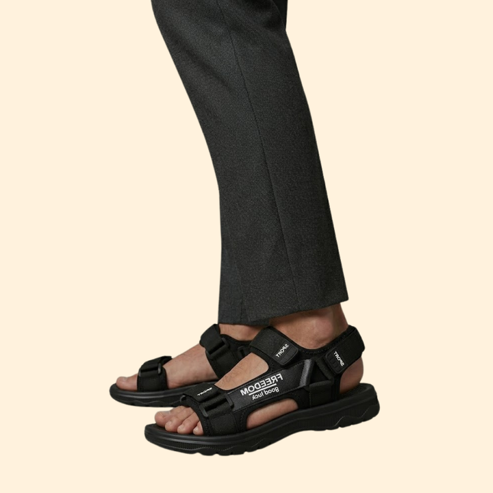 Men's Beach Sandals with Cushioned Sole