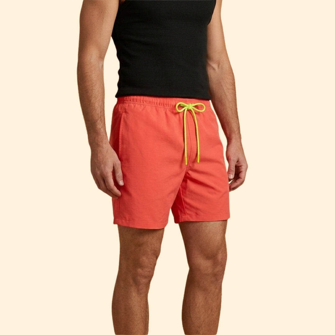 Men’s Beach Shorts with Comfortable Elastic Waist