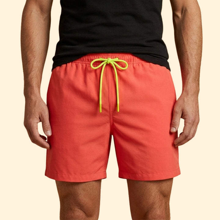 Men’s Beach Shorts with Comfortable Elastic Waist
