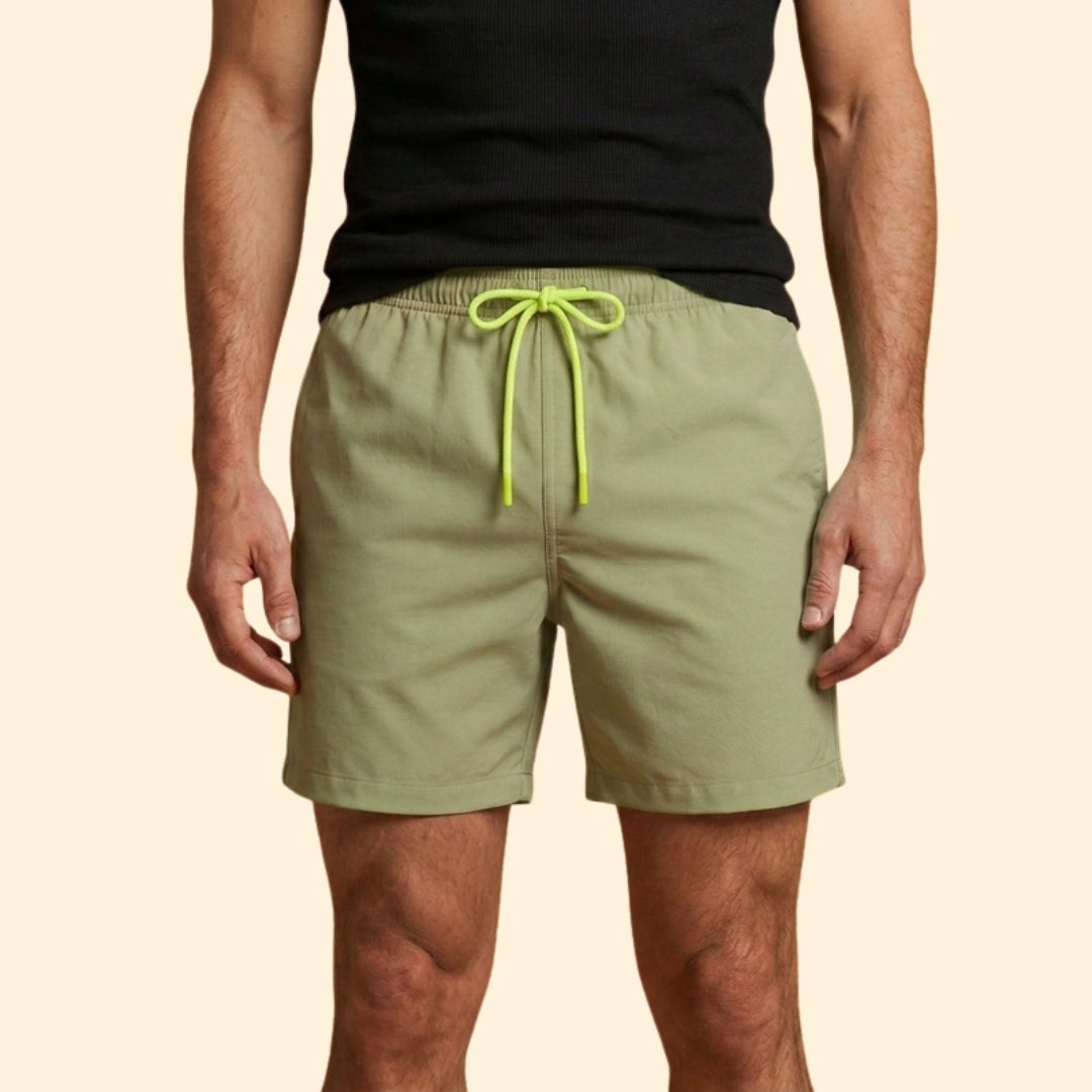 Men’s Beach Shorts with Comfortable Elastic Waist