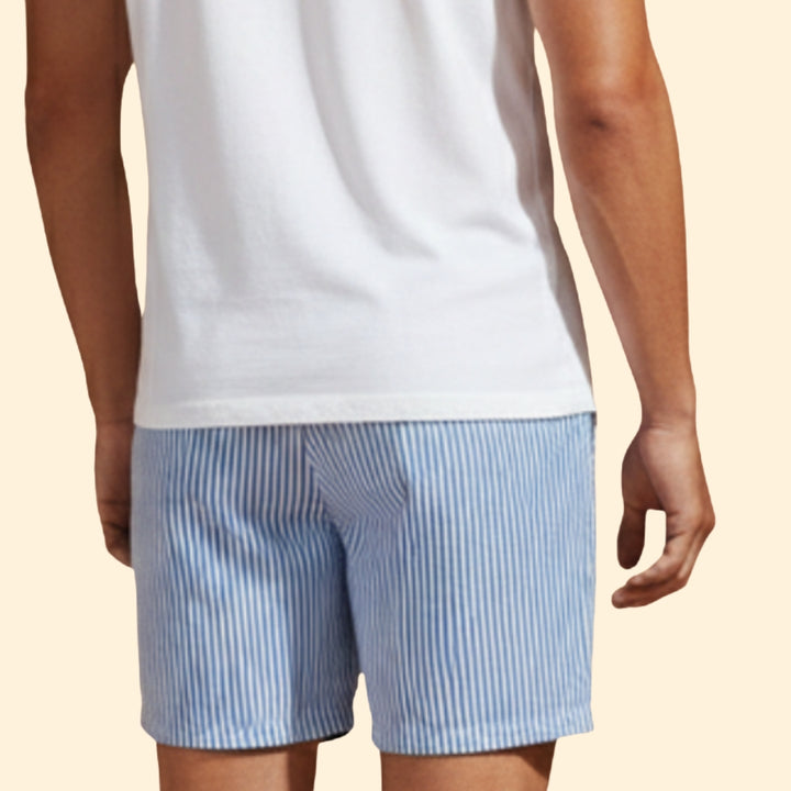 Men’s Beach Shorts with Drawstring Waist