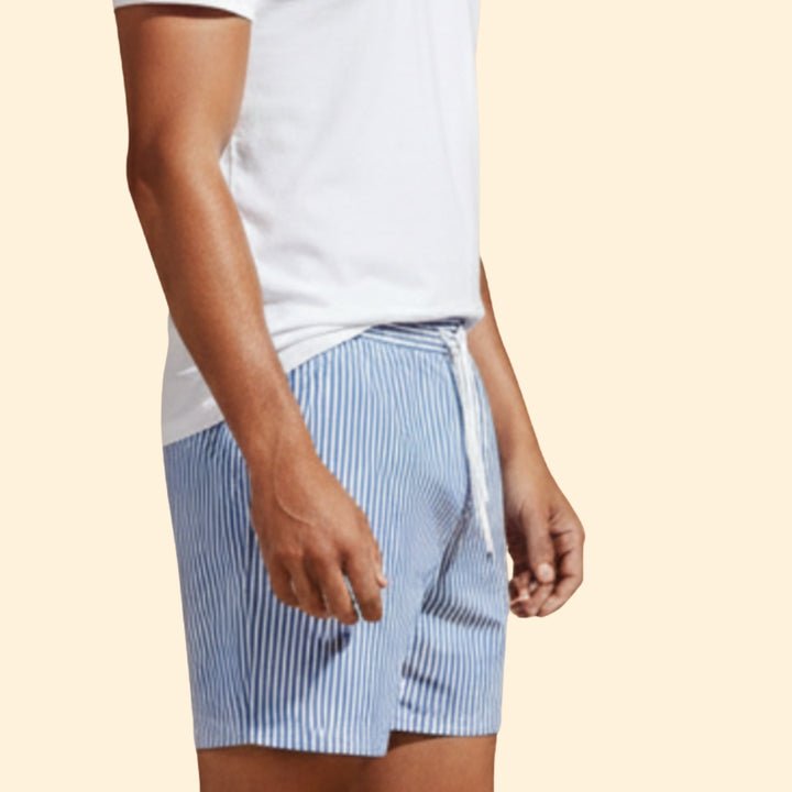 Men’s Beach Shorts with Drawstring Waist