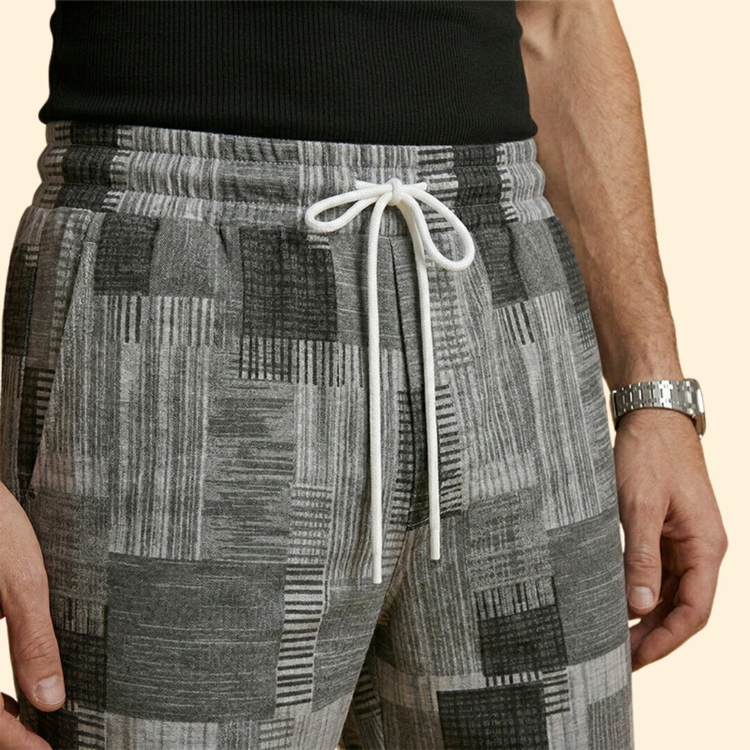Men’s Beachwear Swim Shorts with Drawstring Waistband