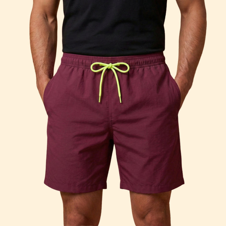 Men’s Beachwear Swim Shorts with Drawstring