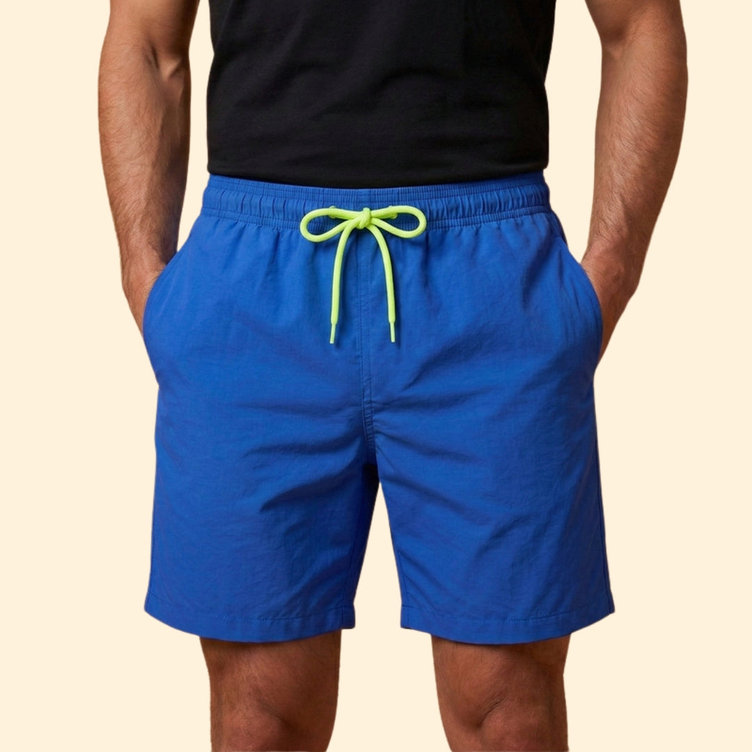 Men’s Beachwear Swim Shorts with Drawstring