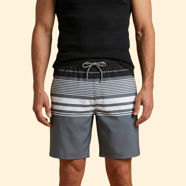 Men’s Beachwear Swim Shorts with Drawstring