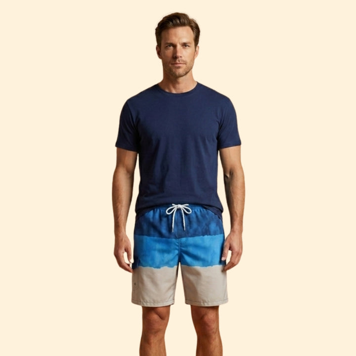 Men’s Beachwear Swim Shorts with Drawstring