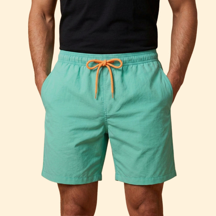 Men’s Beachwear Swim Shorts with Drawstring