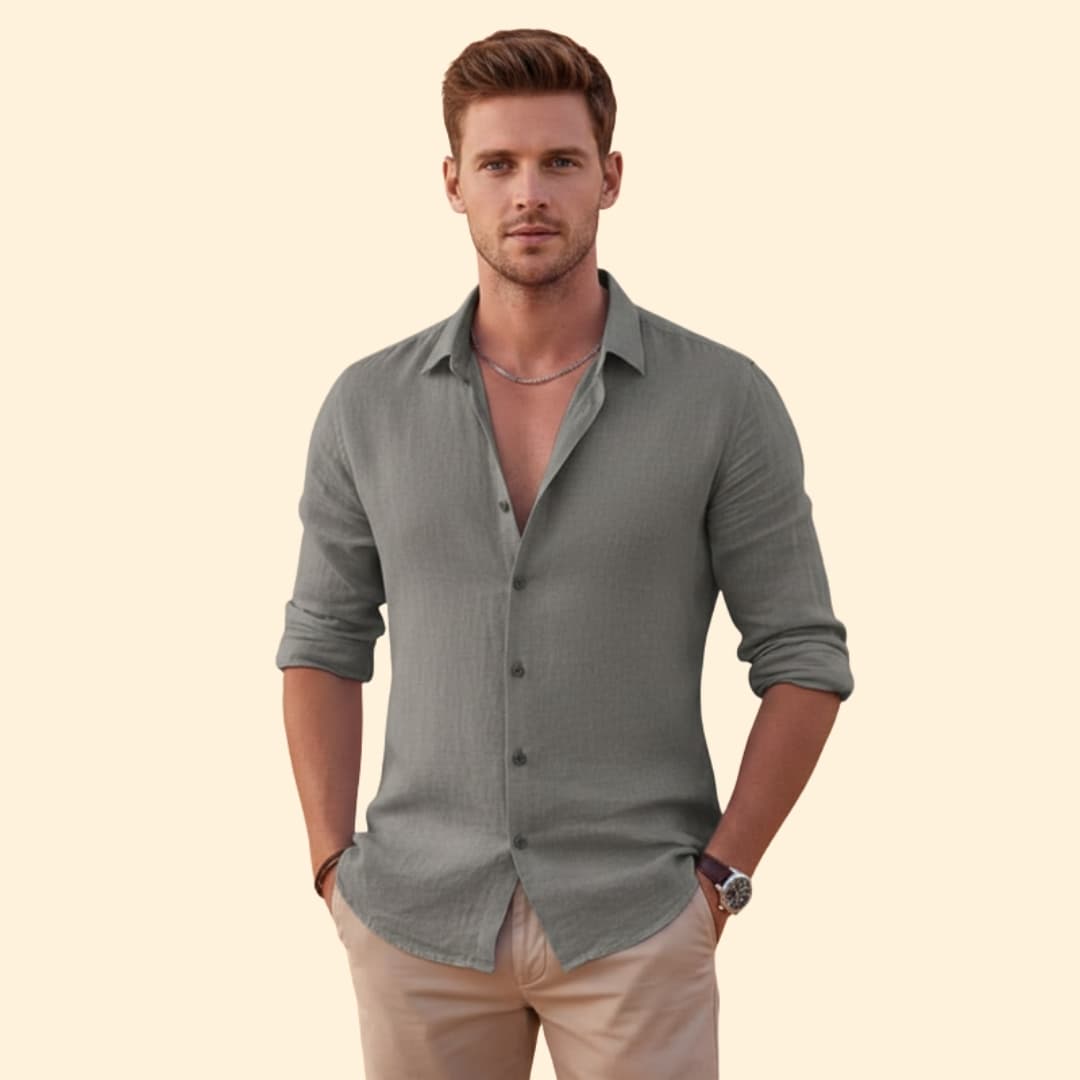 Men’s Button-Down Shirt for Summer Style