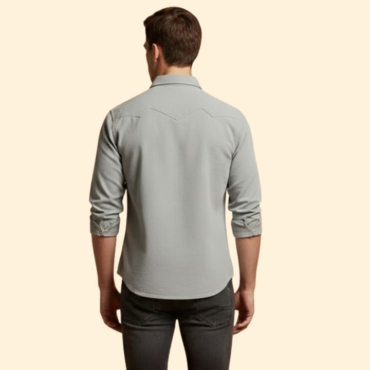 Men’s Button-Down Shirt with Chest Pockets