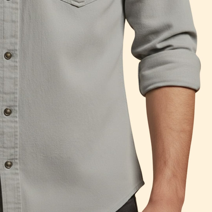Men’s Button-Down Shirt with Chest Pockets