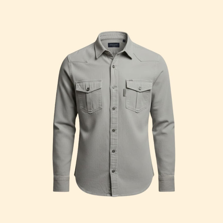 Men’s Button-Down Shirt with Chest Pockets