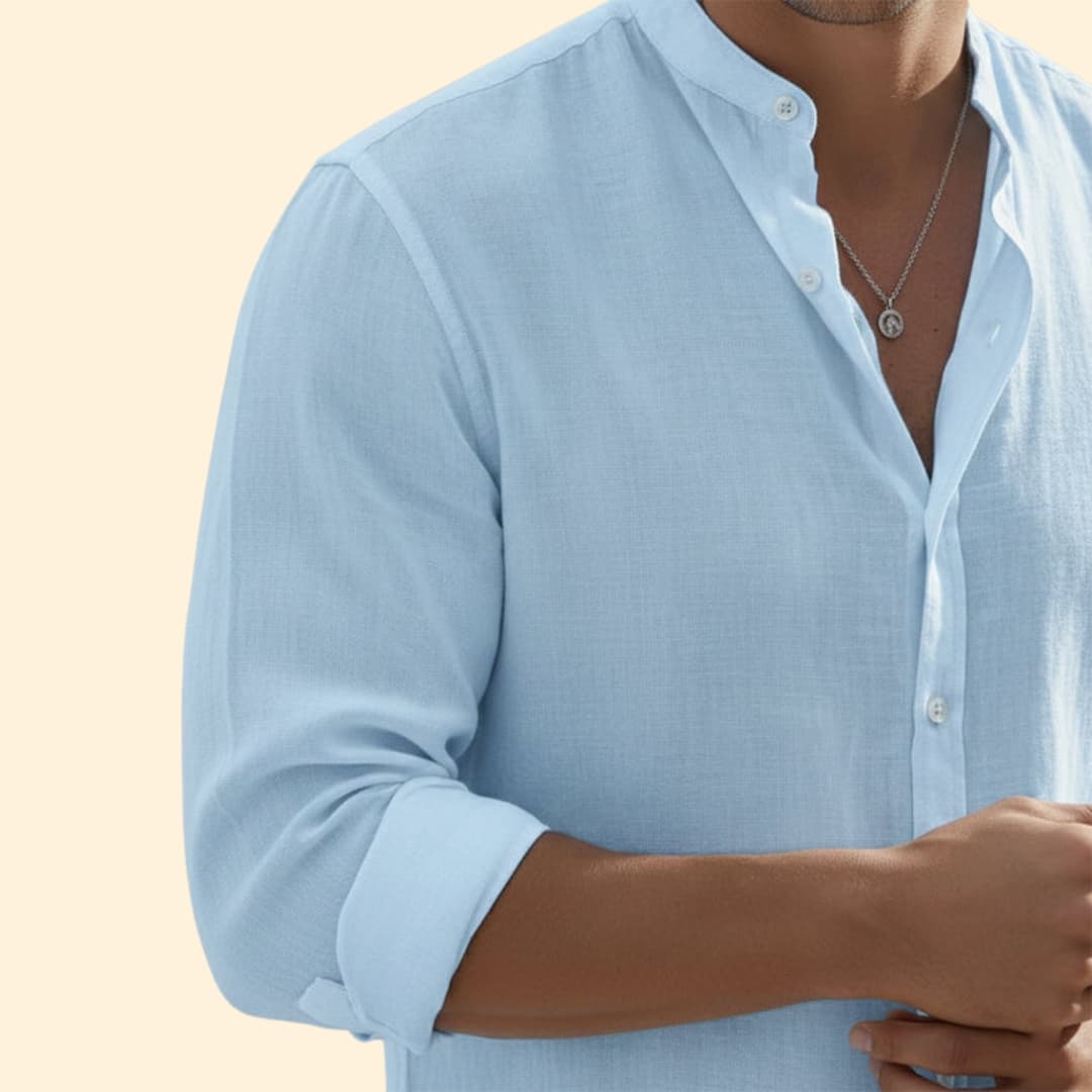 Men’s Button-Down Shirt with Relaxed Fit