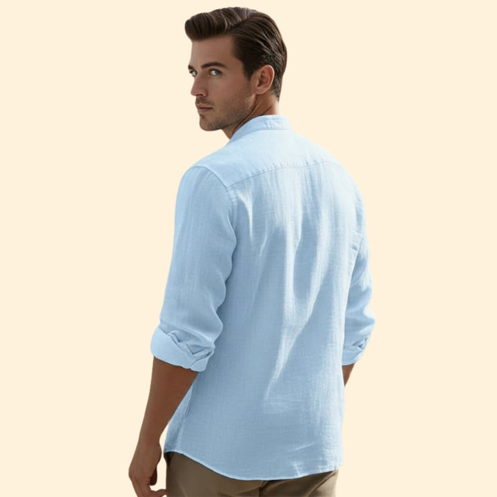 Men’s Button-Down Shirt with Relaxed Fit