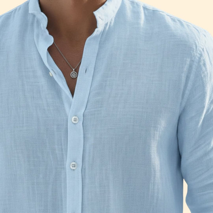 Men’s Button-Down Shirt with Relaxed Fit