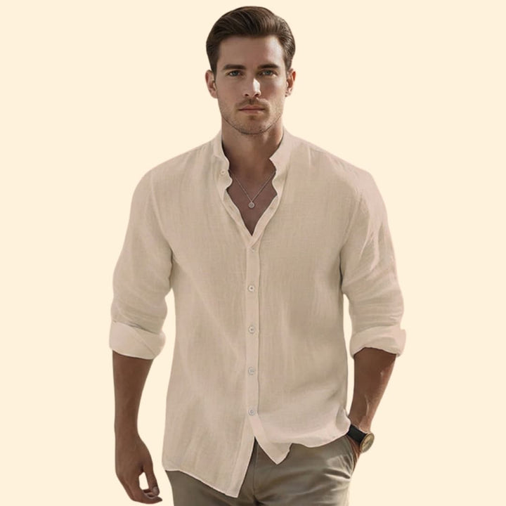 Men’s Button-Down Shirt with Relaxed Fit
