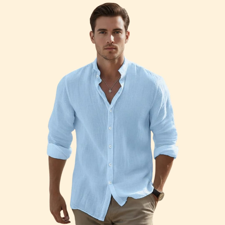Men’s Button-Down Shirt with Relaxed Fit