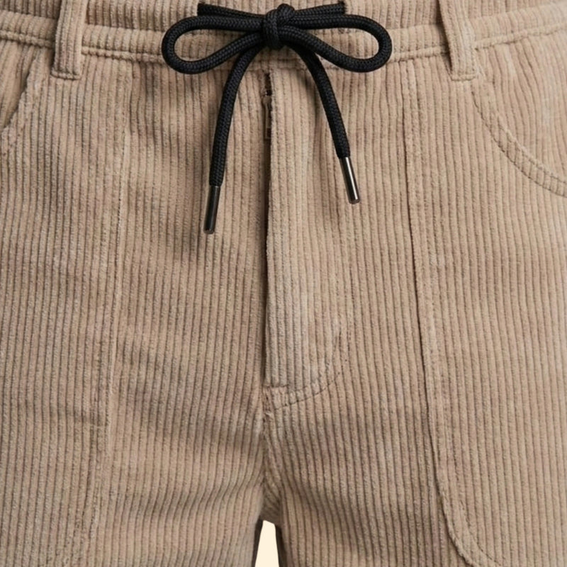 Men’s Button-Up Shirt and Casual Shorts Set