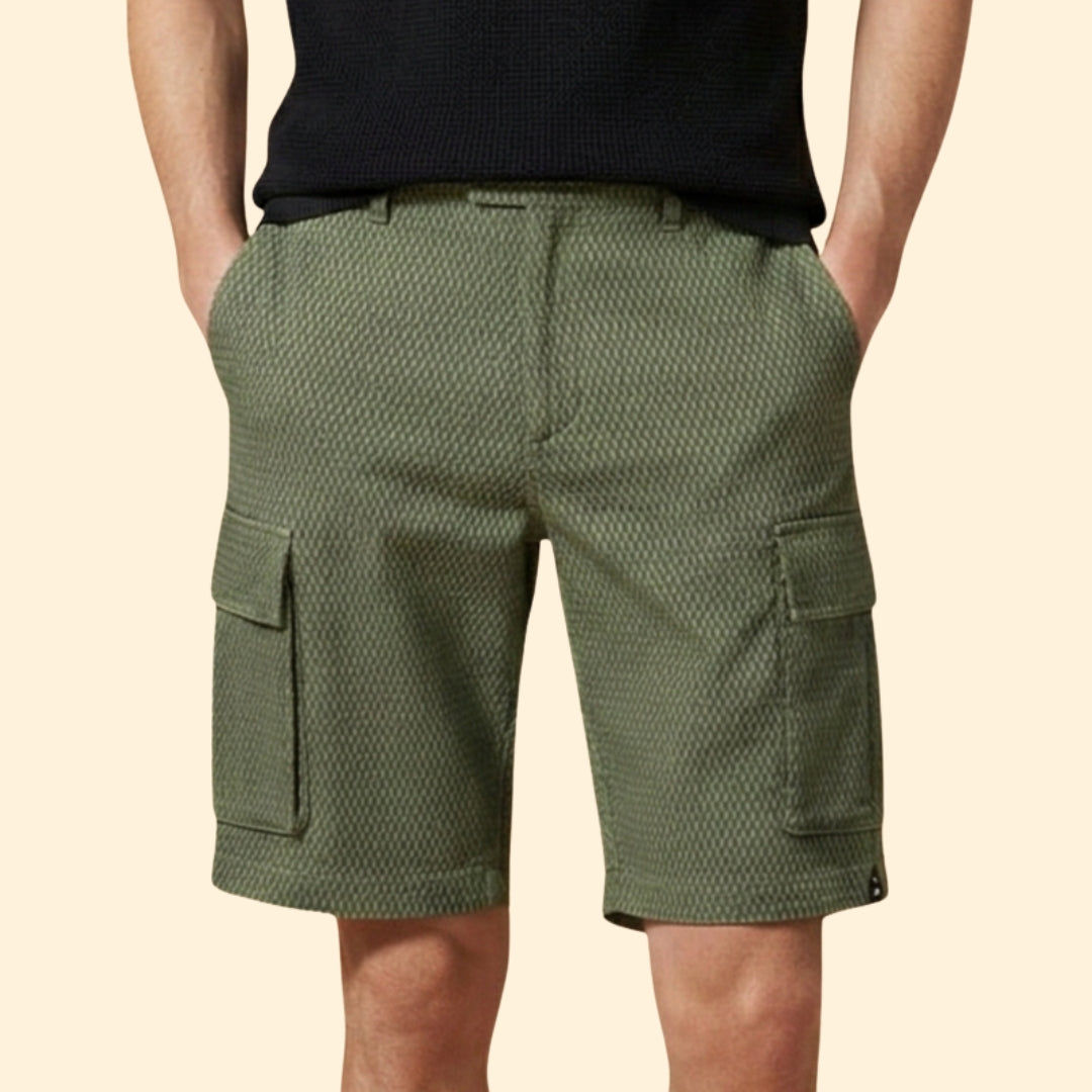 Men's Cargo Shorts with Adjustable Belt