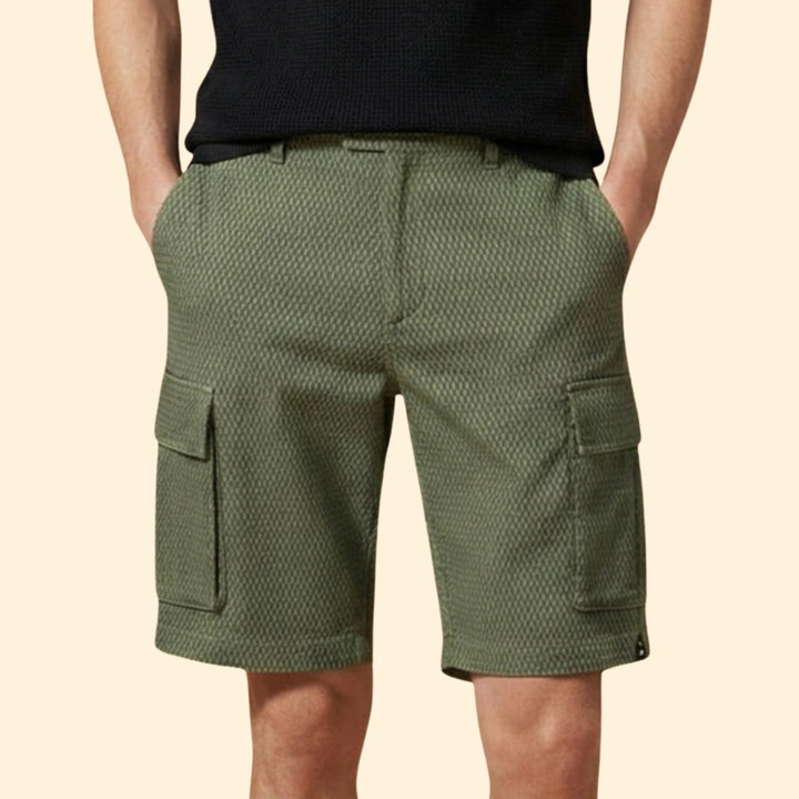 Men's Cargo Shorts with Adjustable Belt
