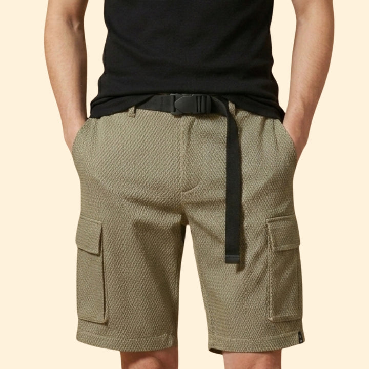 Men's Cargo Shorts with Adjustable Belt