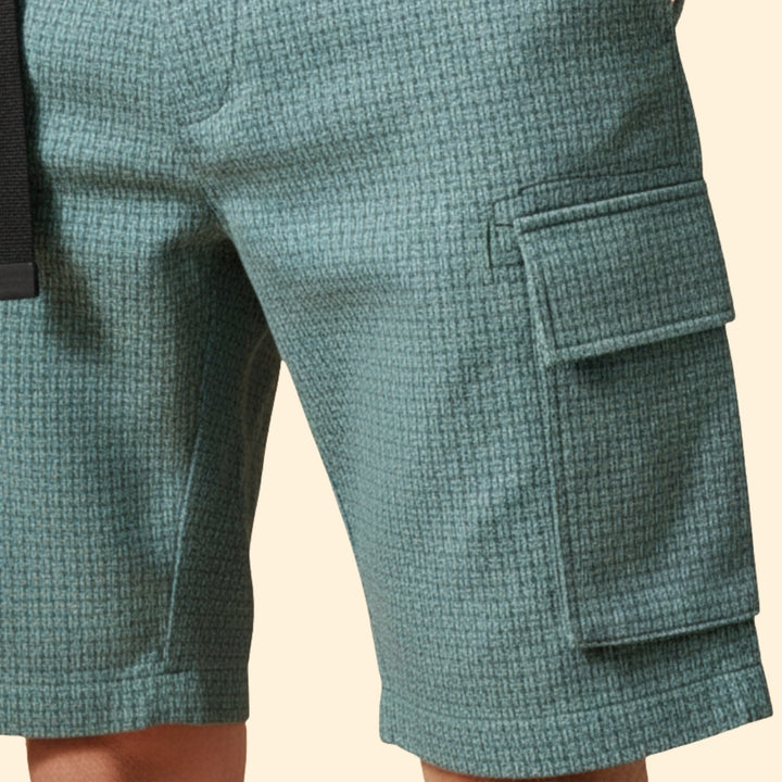Men's Cargo Shorts with Adjustable Belt