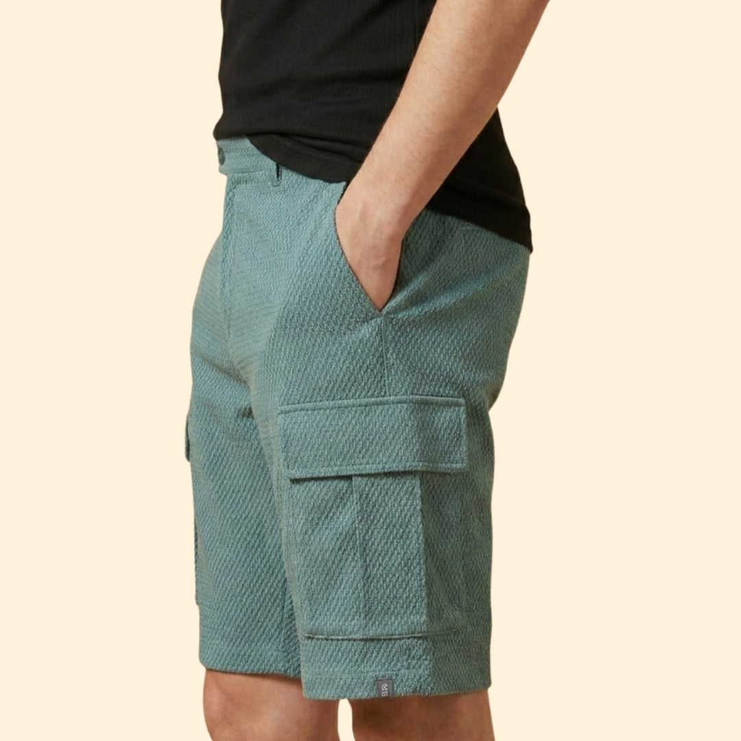 Men's Cargo Shorts with Adjustable Belt