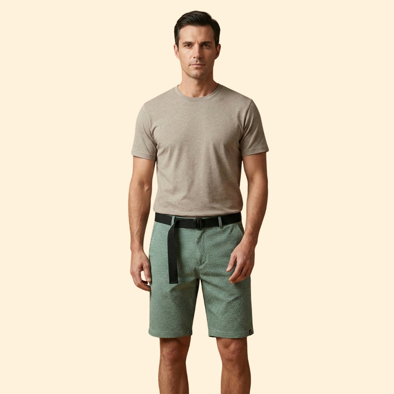 Men's Cargo Shorts with Adjustable Belt