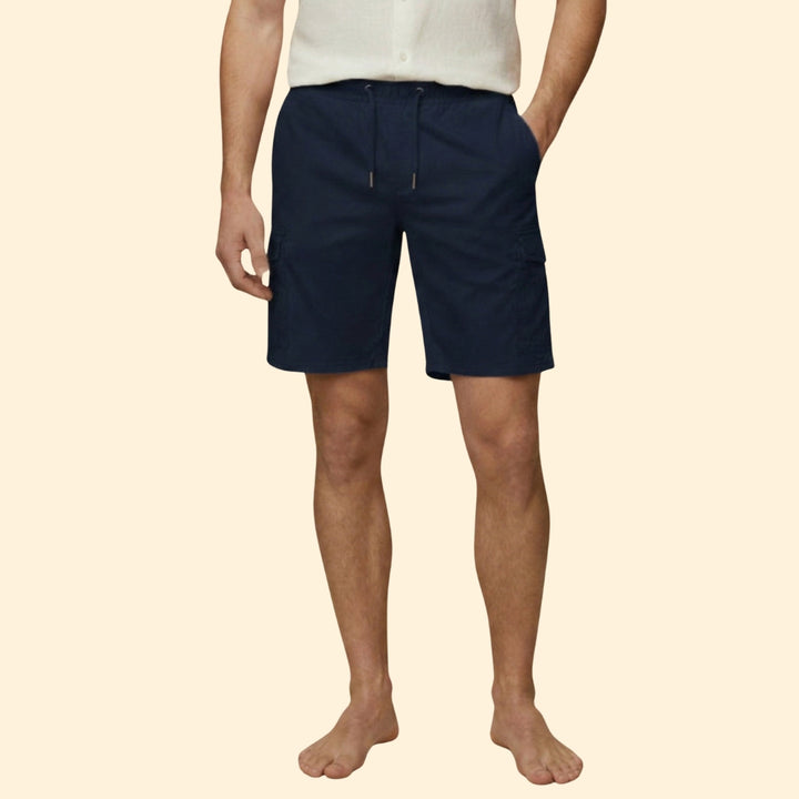 Men's Cargo Shorts with Drawstring Waistband