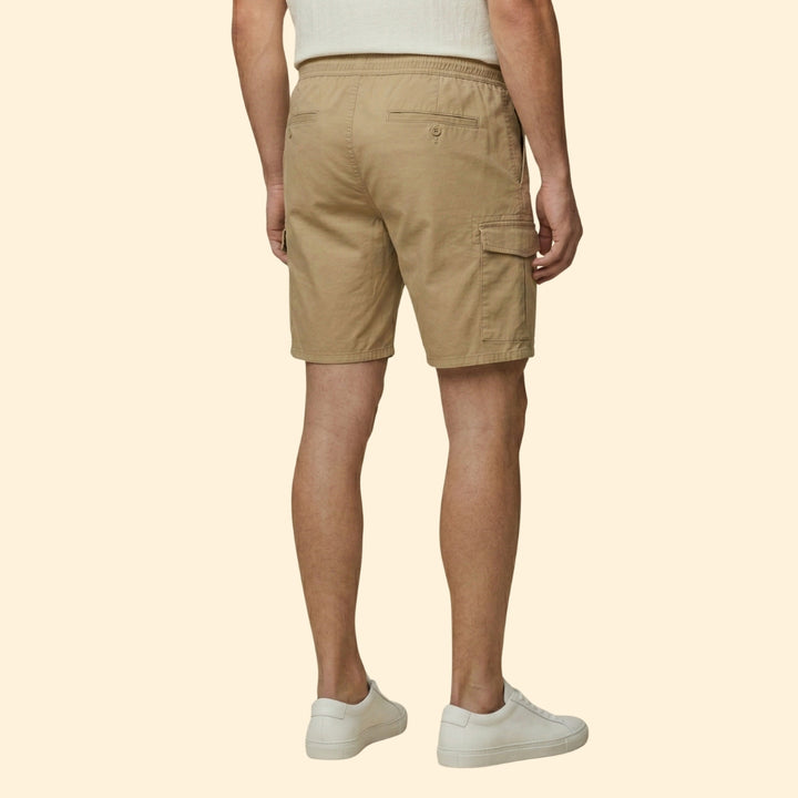 Men's Cargo Shorts with Drawstring Waistband
