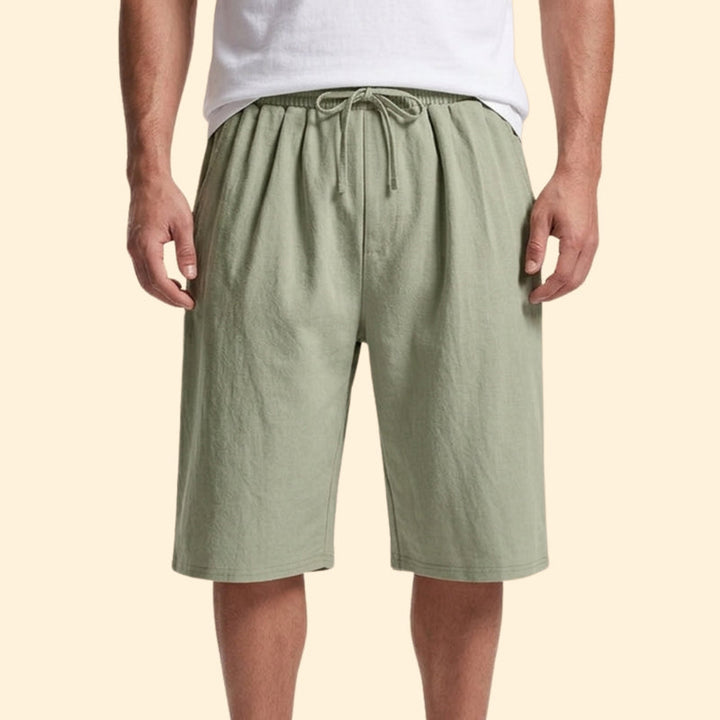 Men's Cargo Shorts with Elastic Waistband
