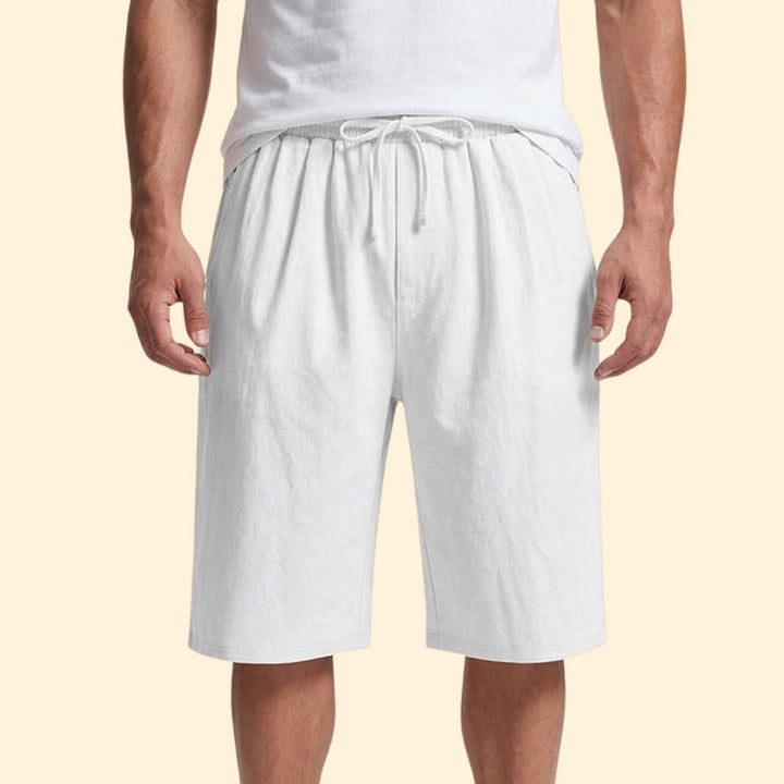Men's Cargo Shorts with Elastic Waistband
