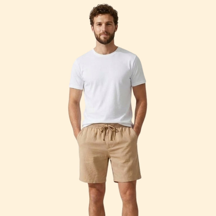 Men's Cargo Shorts with Elastic Waistband