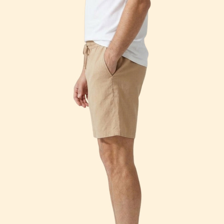 Men's Cargo Shorts with Elastic Waistband