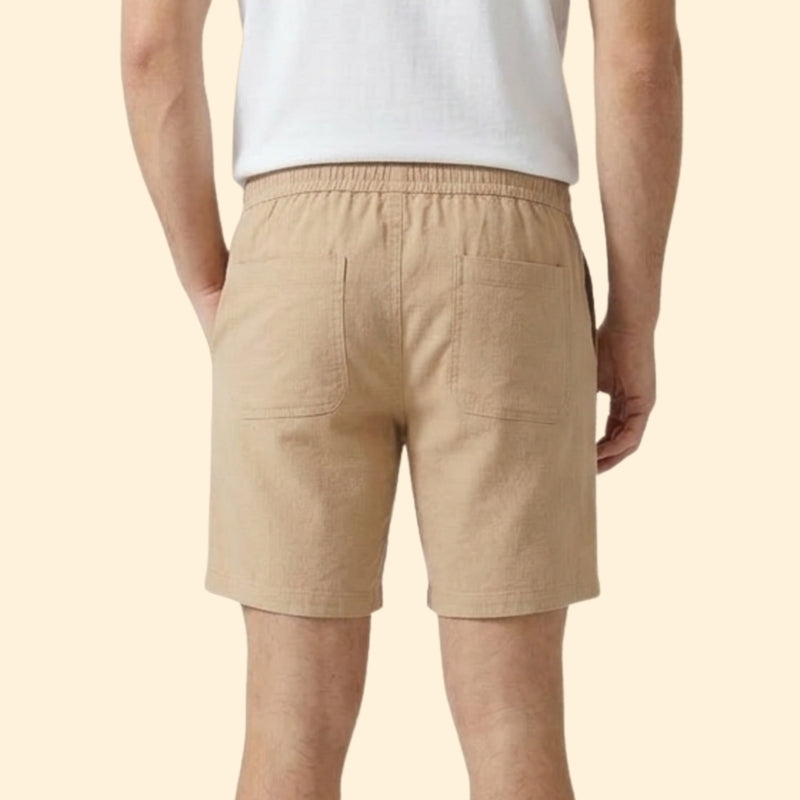 Men's Cargo Shorts with Elastic Waistband