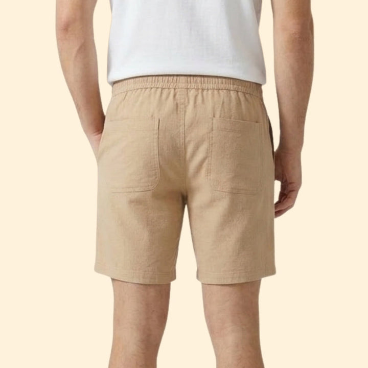 Men's Cargo Shorts with Elastic Waistband