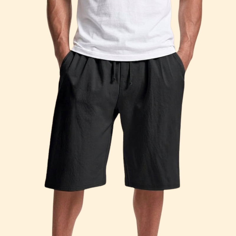 Men's Cargo Shorts with Elastic Waistband