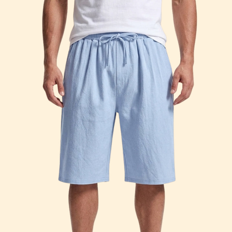 Men's Cargo Shorts with Elastic Waistband