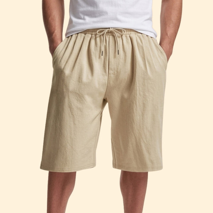 Men's Cargo Shorts with Elastic Waistband