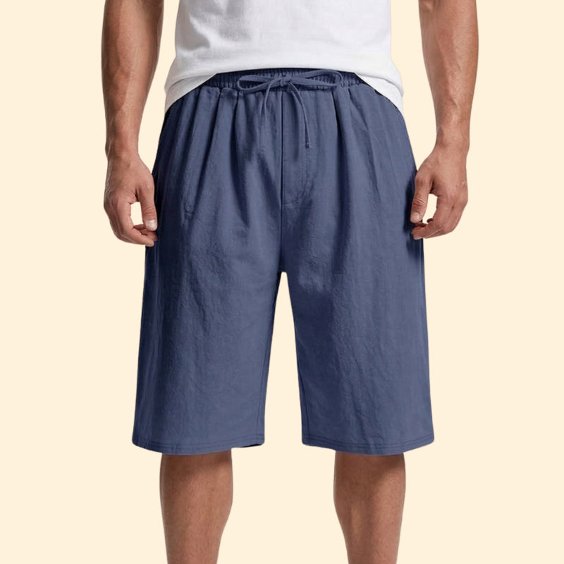Men's Cargo Shorts with Elastic Waistband
