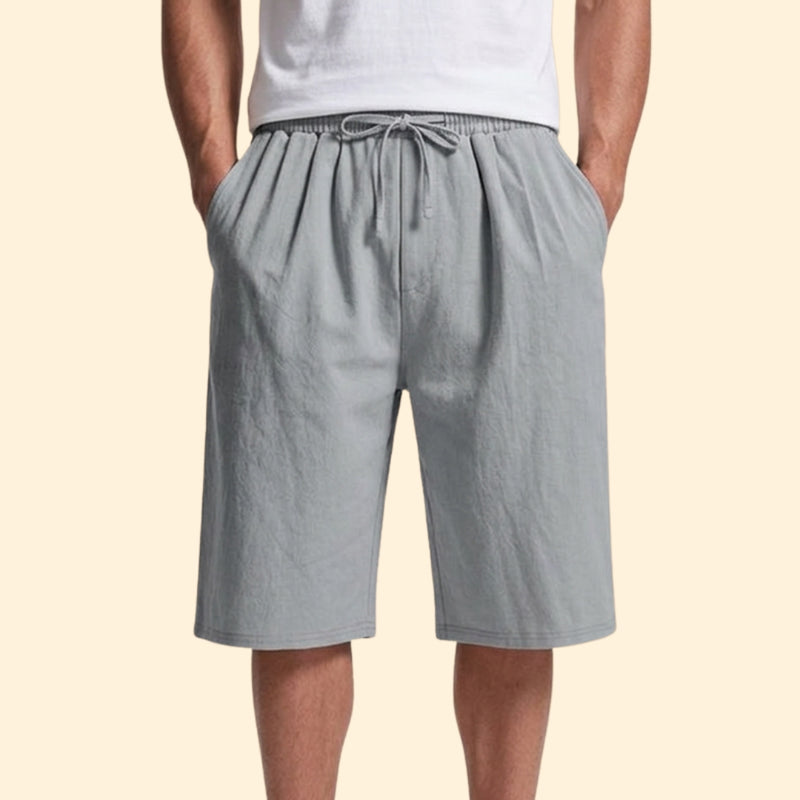 Men's Cargo Shorts with Elastic Waistband