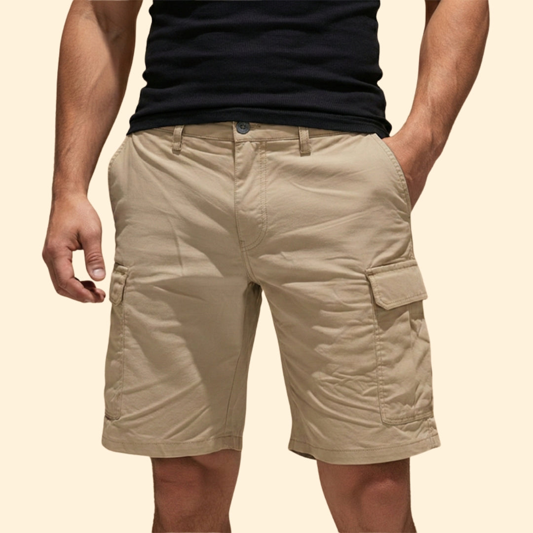 Men's Cargo Shorts with Multiple Pockets