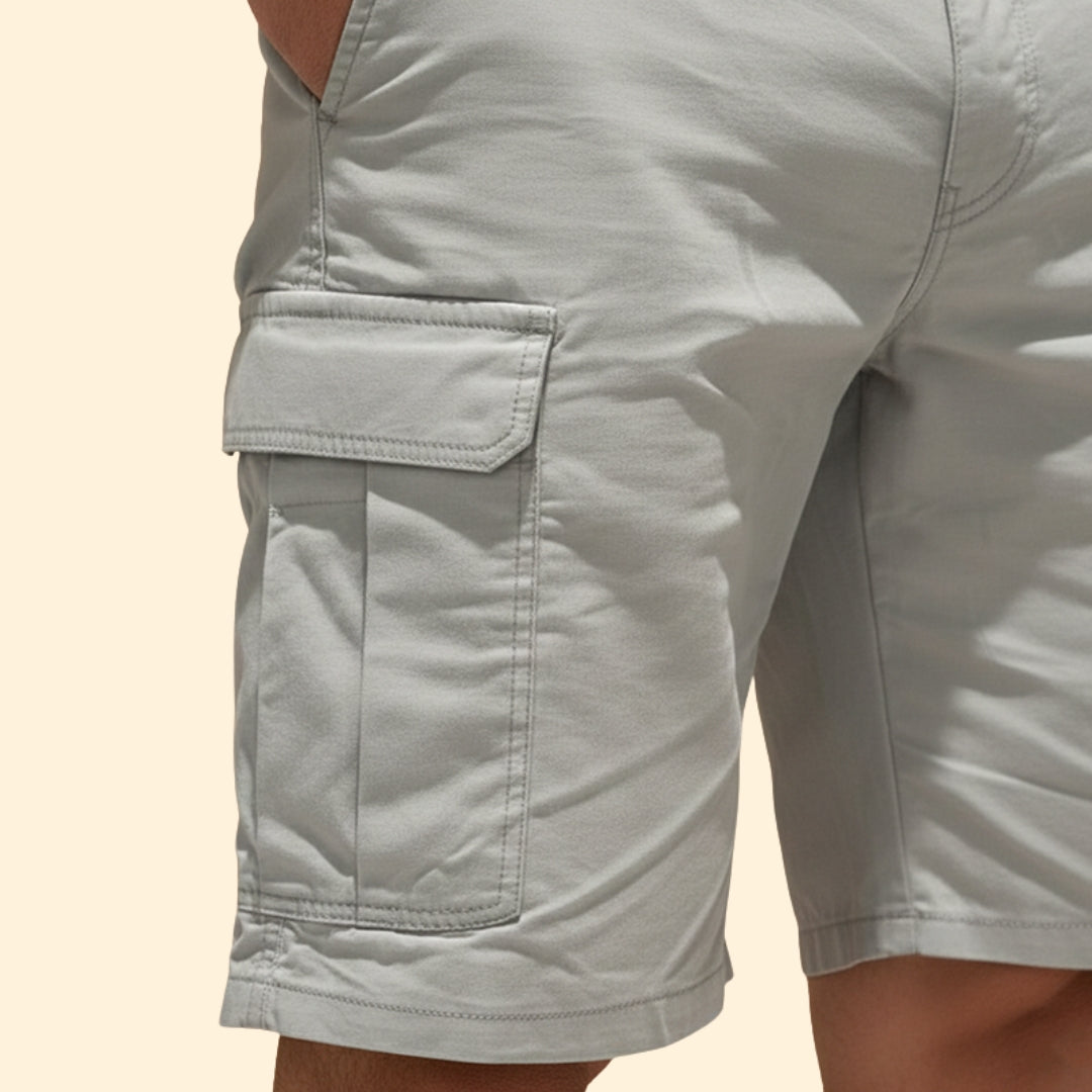 Men's Cargo Shorts with Multiple Pockets