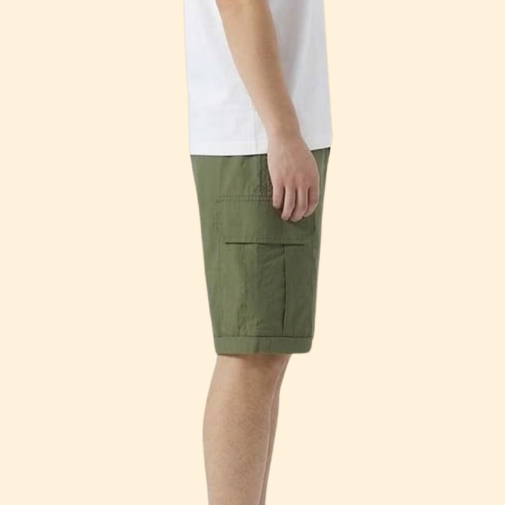 Men’s Cargo Shorts with Pockets and Drawstring