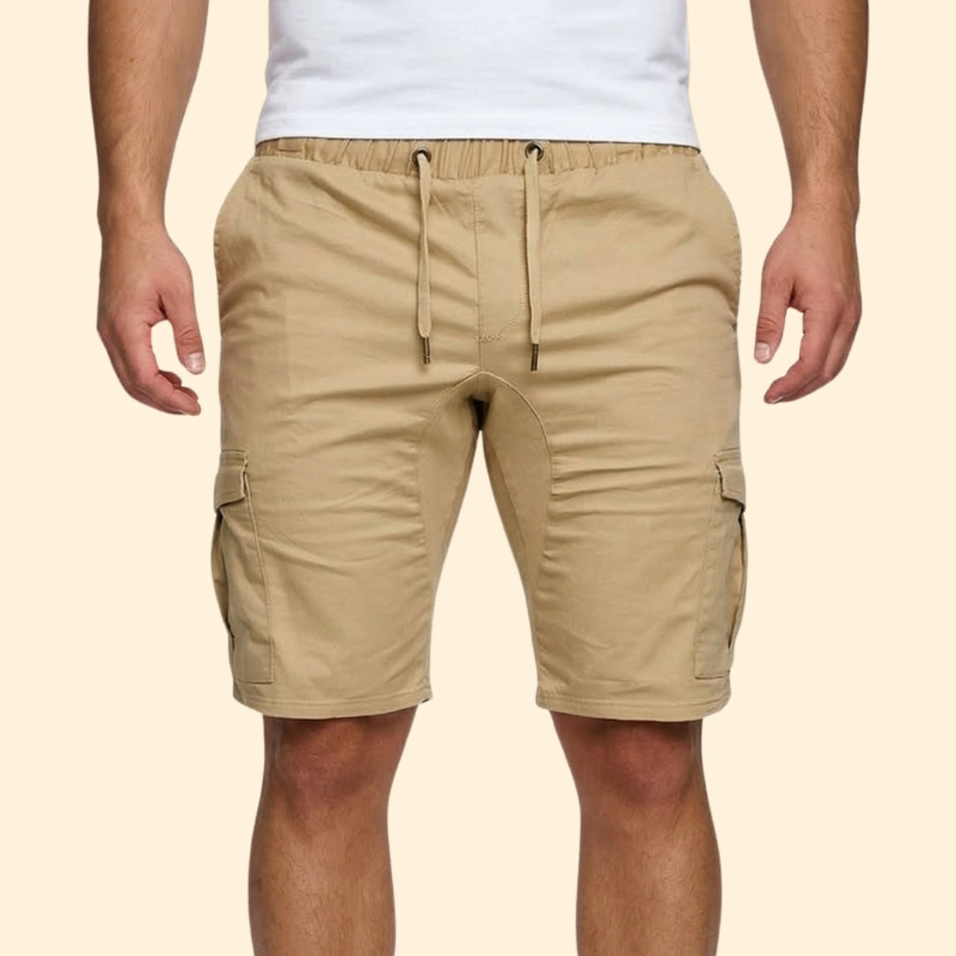 Men’s Cargo Shorts with Side Flap Pockets