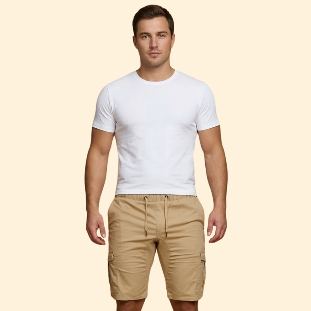 Men’s Cargo Shorts with Side Flap Pockets